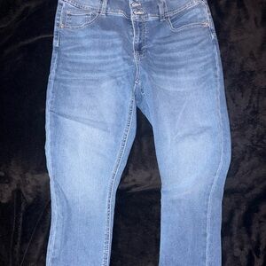 Size 15 capri jeans light denim